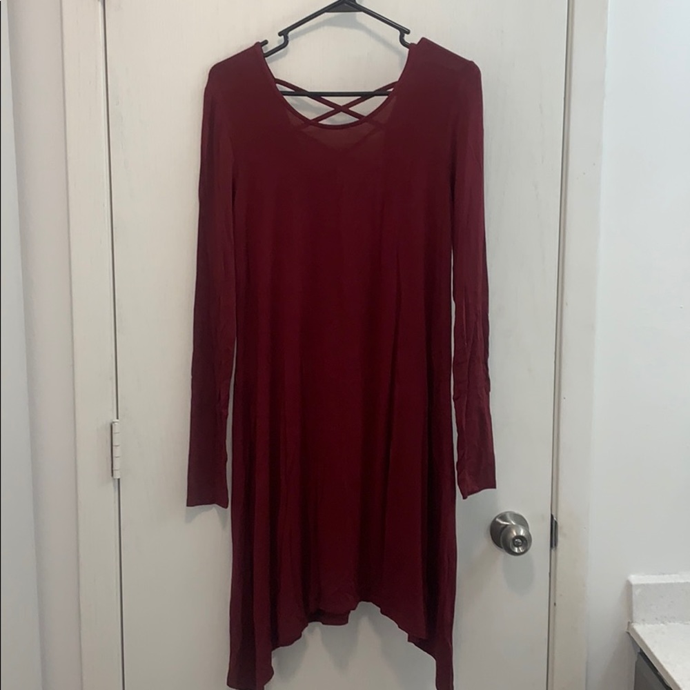 Maroon Dress
